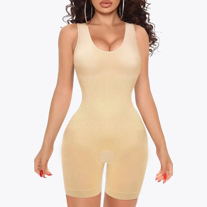 Bodysuit Modelator cu Șort BELNIA – TotalComfort, Push-Up & Compresie Zonală