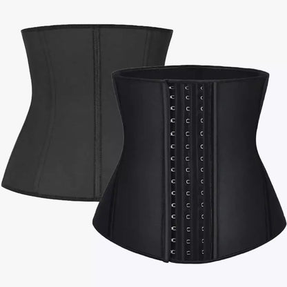 Waist Trainer Corset – Adjustable 3-Row Closure, Strong Compression