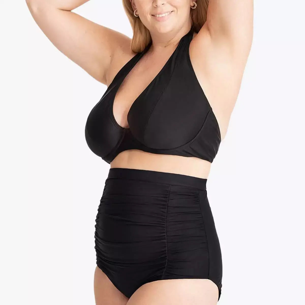 Halter Neck Bikini Shaping Bra – Wire Support Swim Top