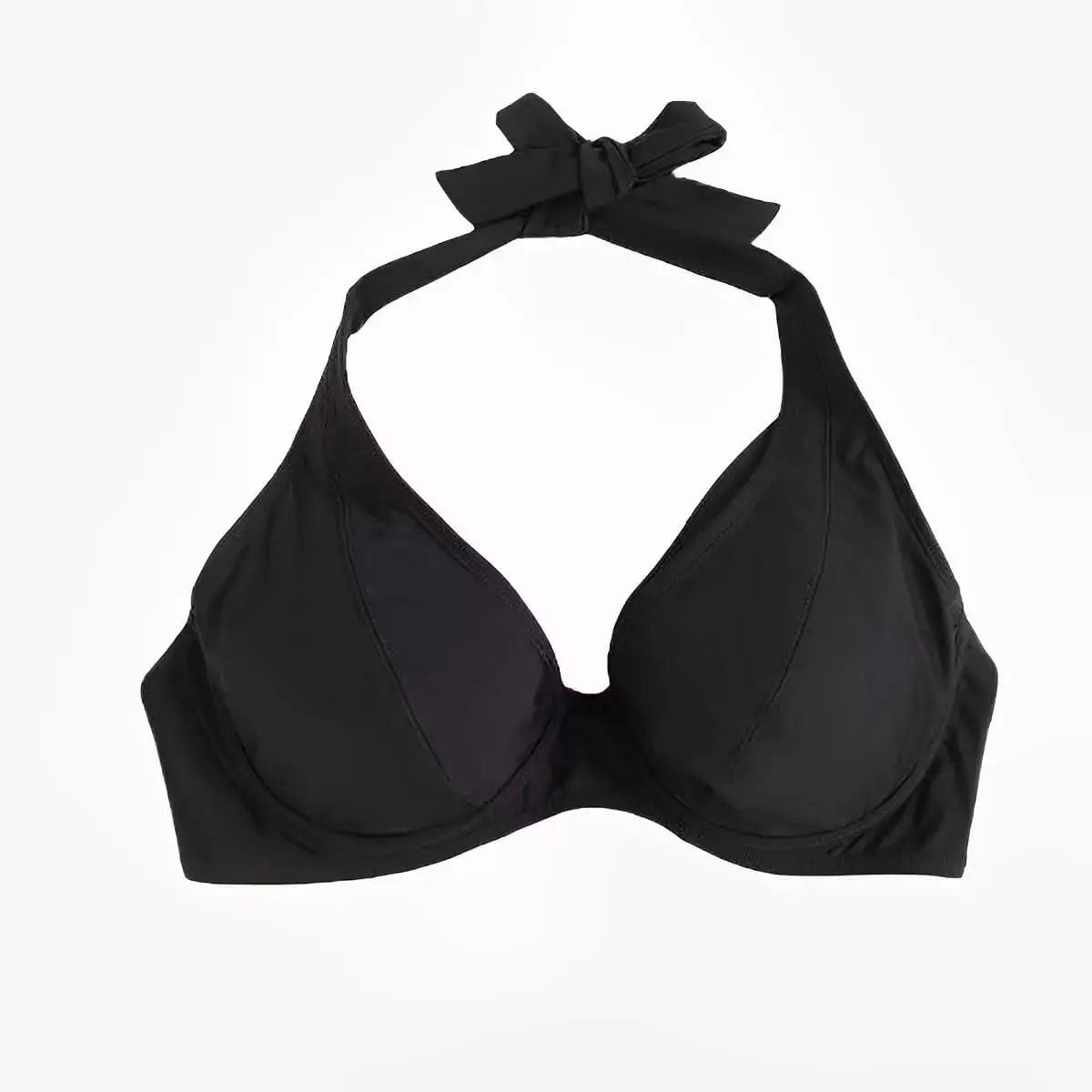 Halter Neck Bikini Shaping Bra – Wire Support Swim Top